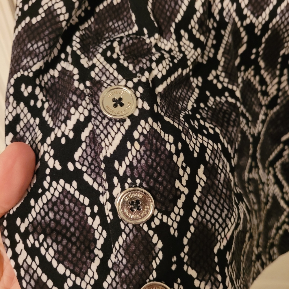 Michael Kors Snakeskin Pattern Dress Size XL - Picture 5 of 12